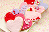 Valentine's Day sugar cookies with frosting