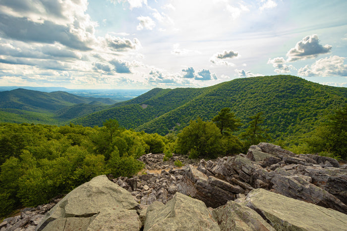 mountain view from Blackrock Summit