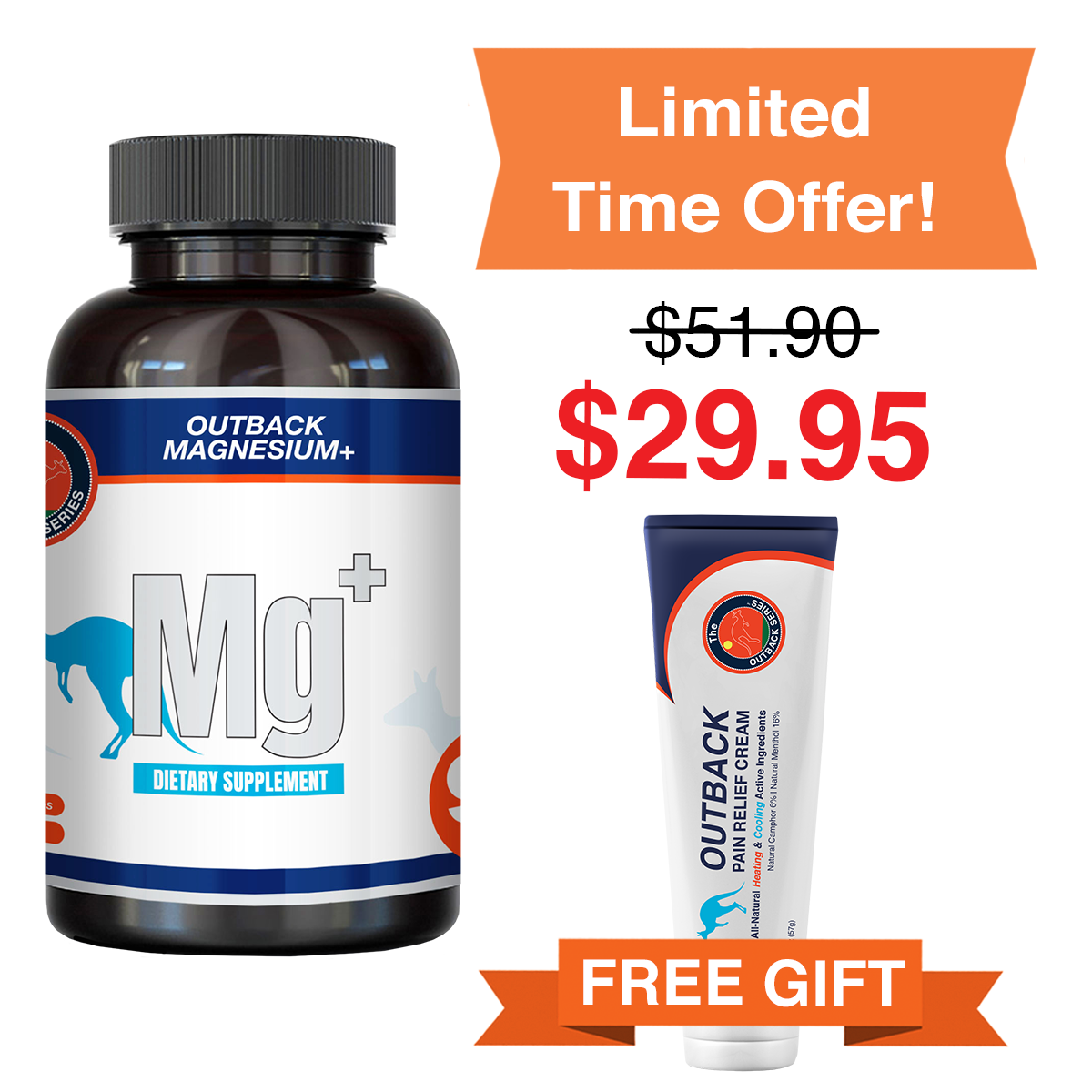 Buy Magnesium+, Get A Free Pain Cream
