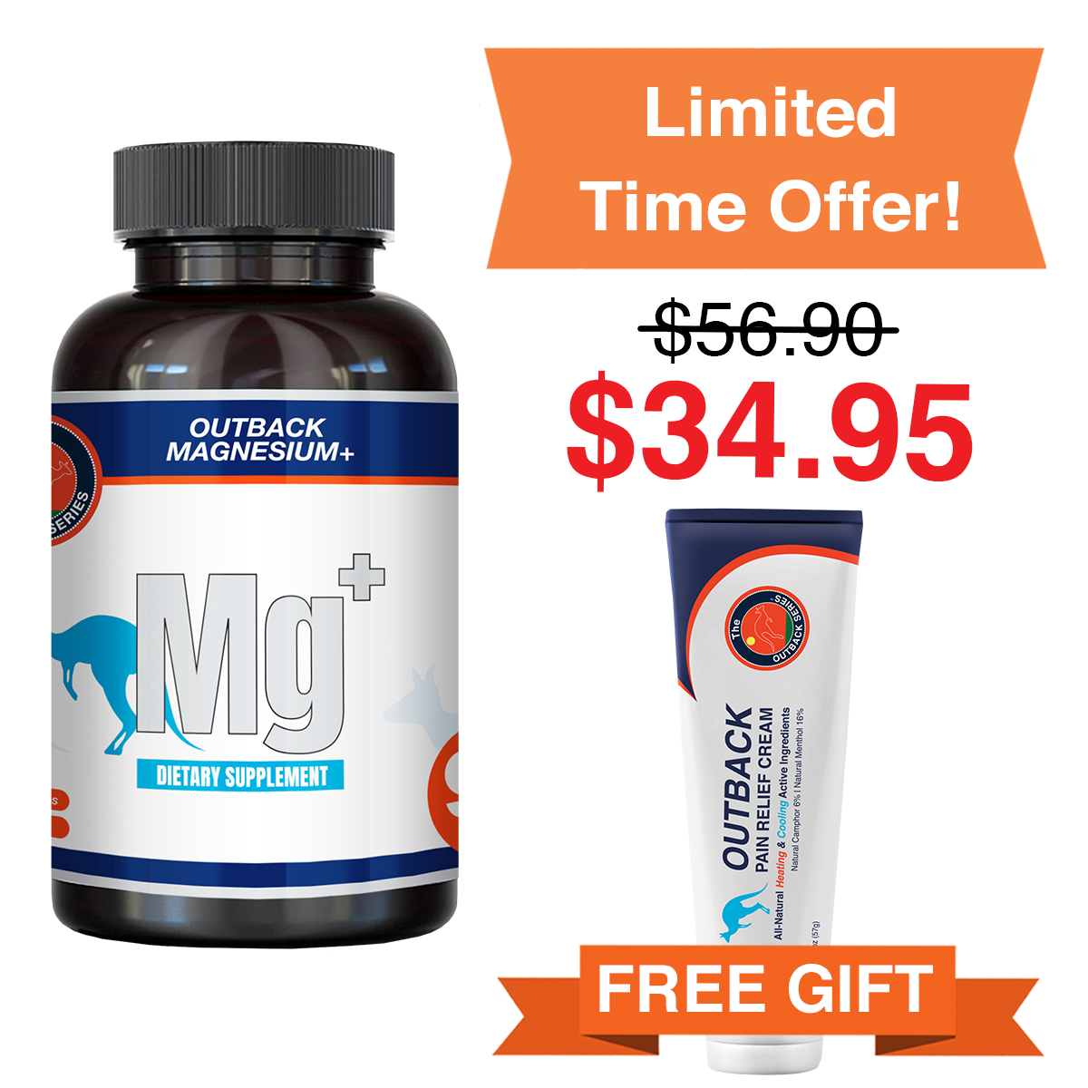 Buy Magnesium+, Get A Free Pain Cream