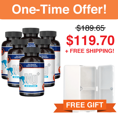 Buy 6 Magnesium+, Get a Free Supplement Organizer