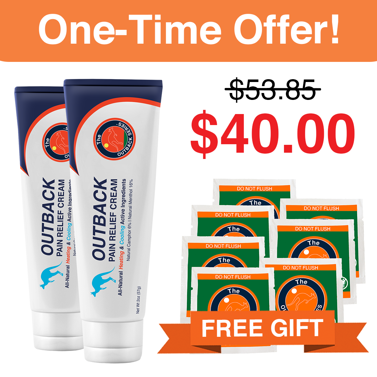 Buy 2 Pain Creams, Get a Free 7-Day Pack