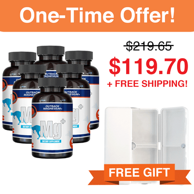 Buy 6 Magnesium+, Get a Free Supplement Organizer
