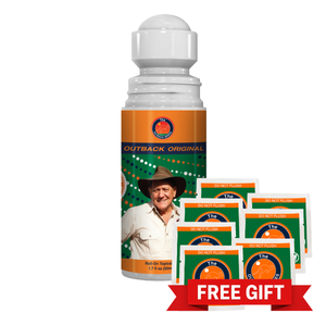 Outback Roll-On with 7 sachet towelettes