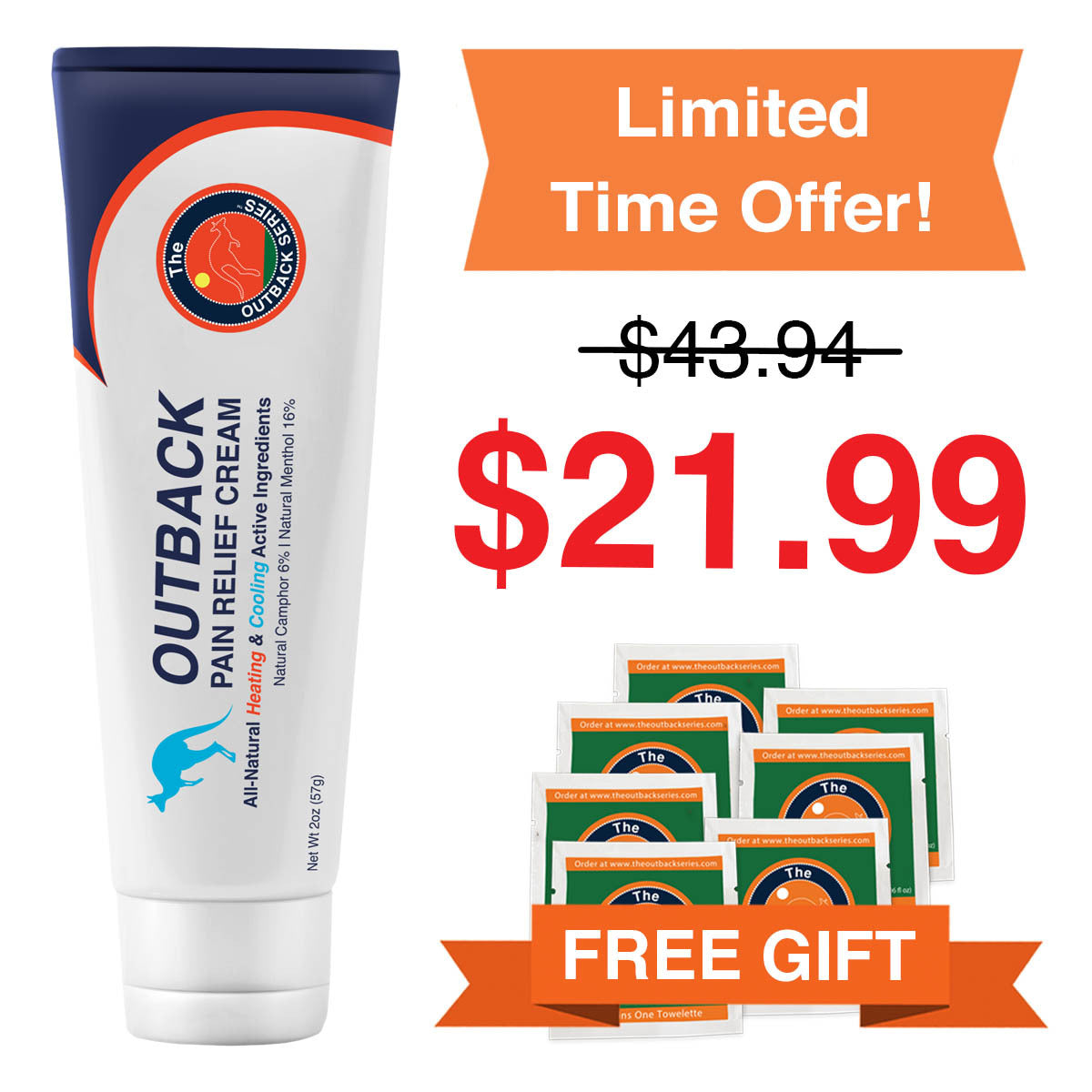 Outback Pain Cream | Pain Cream & 7-Day Pack | Pain Relief - The ...